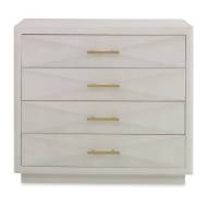 Picture of SHAGREEN PYRAMID CHEST - LINEN