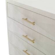 Picture of SHAGREEN PYRAMID CHEST - LINEN