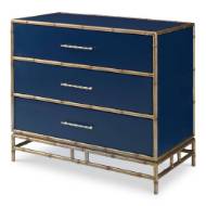 Picture of CHINOISERIE CHEST - CADET BLUE