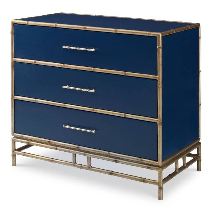 Picture of CHINOISERIE CHEST - CADET BLUE