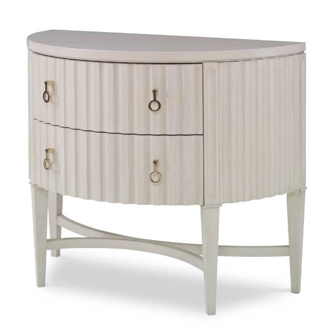Picture of LYRA DEMILUNE CHEST - LINEN