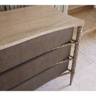 Picture of CHISELED CHEST - DRIFTWOOD / ANT. SILVER