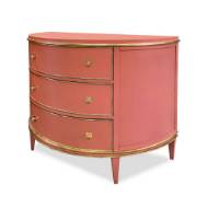 Picture of ORION DEMILUNE CHEST - CORAL
