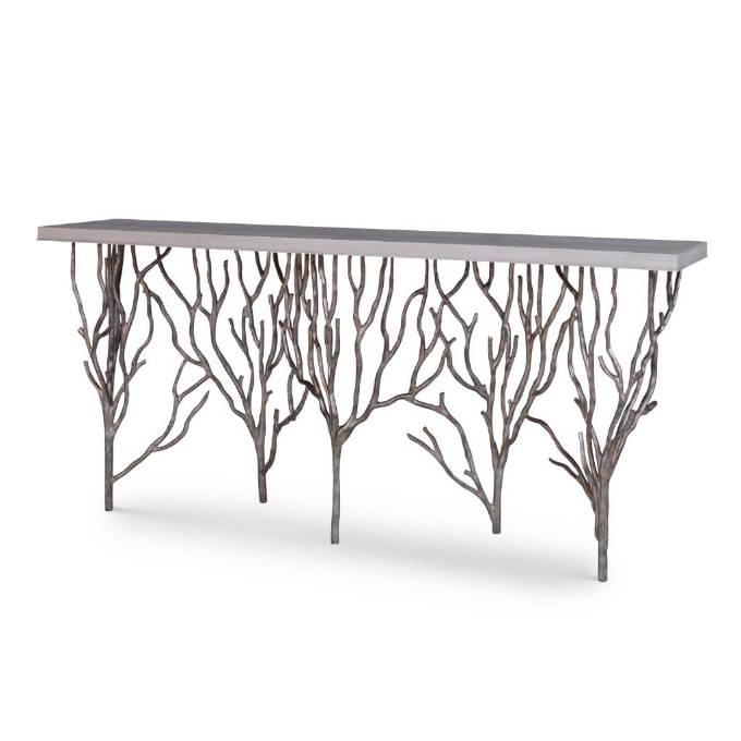 Picture of FOREST CONSOLE TABLE - CHAMPAGNE