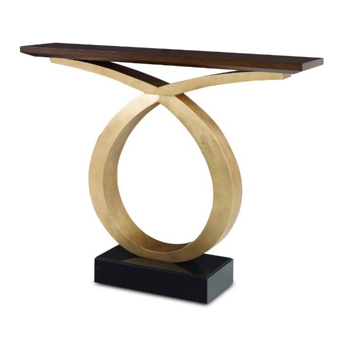 Picture of LOOPHOLE CONSOLE TABLE - GOLD