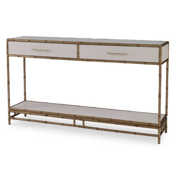 Picture of CHINOISERIE CONSOLE TABLE - LINEN