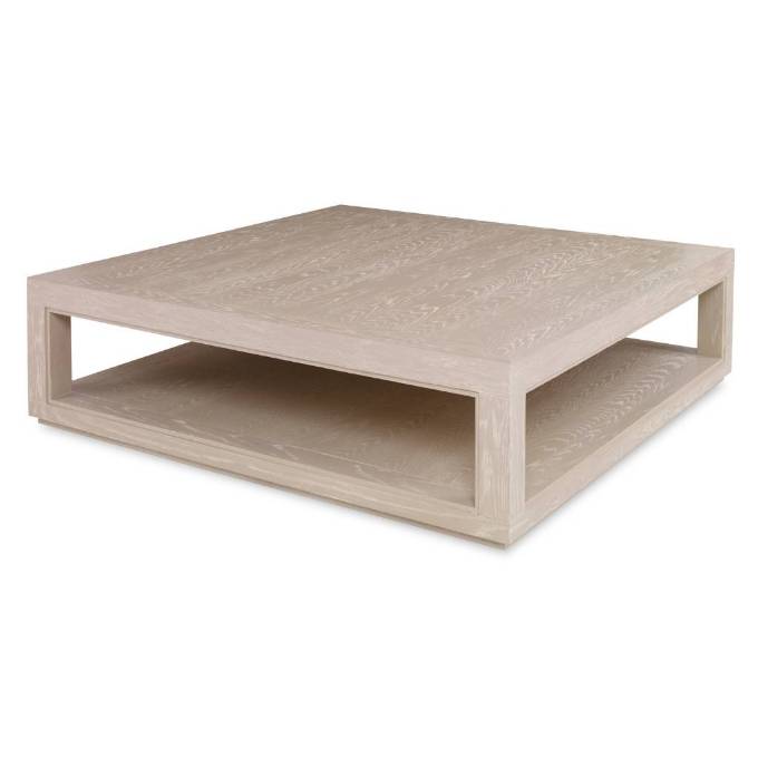Picture of BROOKINGS COCKTAIL TABLE - CERUSE