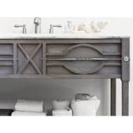 Picture of SPINDLE SINK CHEST - WEATHERED GREY