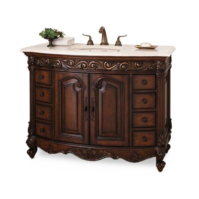 Picture of PROVINCIAL MEDIUM SINK CHEST - DARK