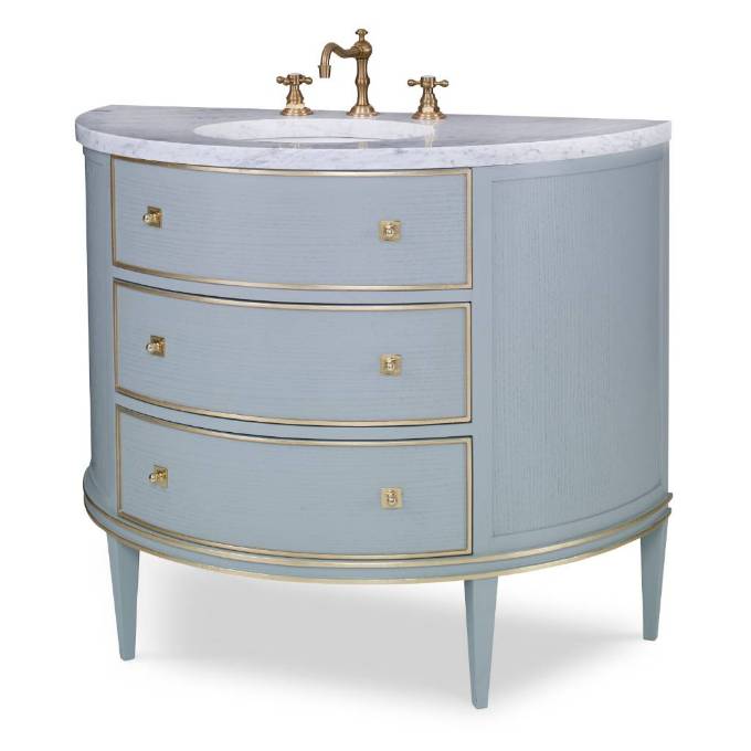 Picture of ORION SINK CHEST - POLAR BLUE