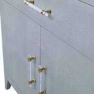 Picture of SHAGREEN SINK CHEST - POLAR BLUE