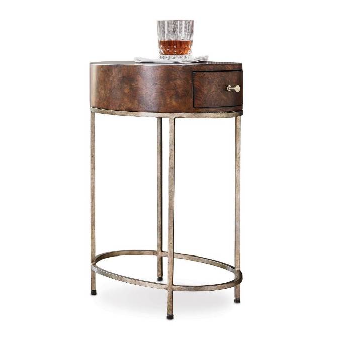 Picture of FRENCH KEY ACCENT TABLE - SILVER