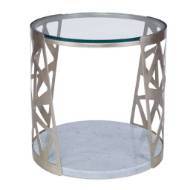 Picture of PIERCED ROUND END TABLE