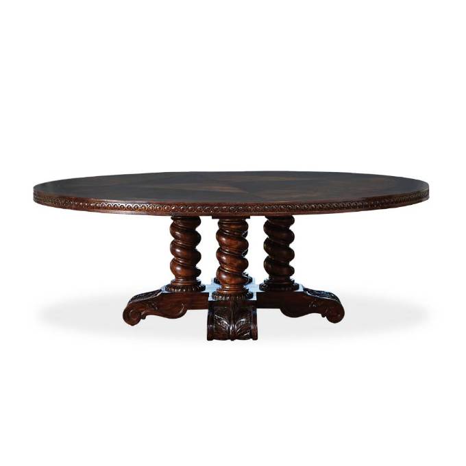 Picture of CASTILIAN ROUND DINING TABLE - 86"