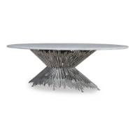 Picture of PICK UP STICKS DINING TABLE BASE - SILVE