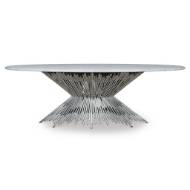 Picture of PICK UP STICKS DINING TABLE BASE - SILVE