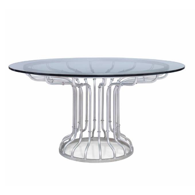Picture of CAFÉ DINING TABLE BASE - ANTIQUE SILVER