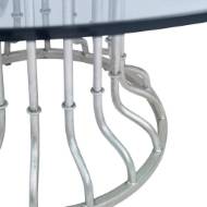 Picture of CAFÉ DINING TABLE BASE - ANTIQUE SILVER