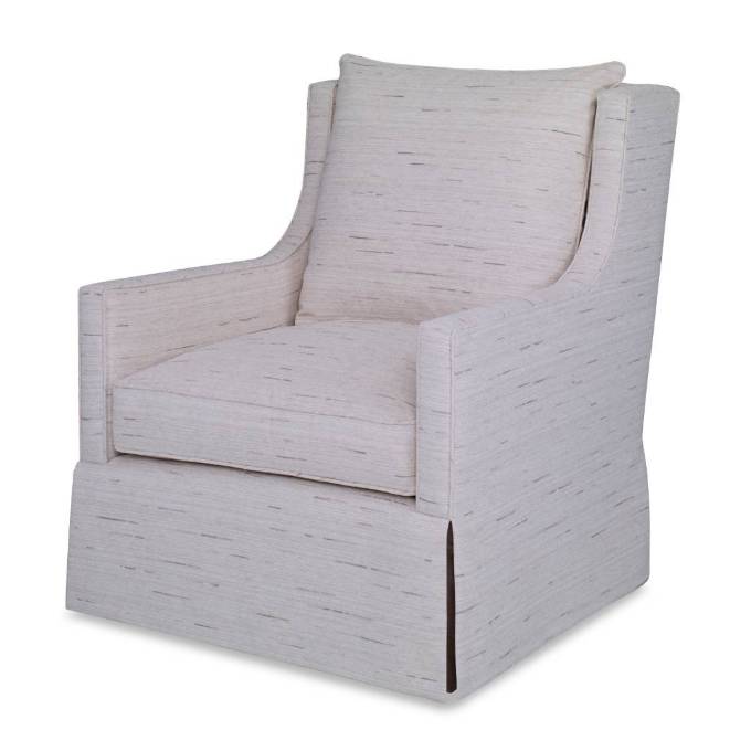 Picture of CALLUM SWIVEL CHAIR - SKIRTED