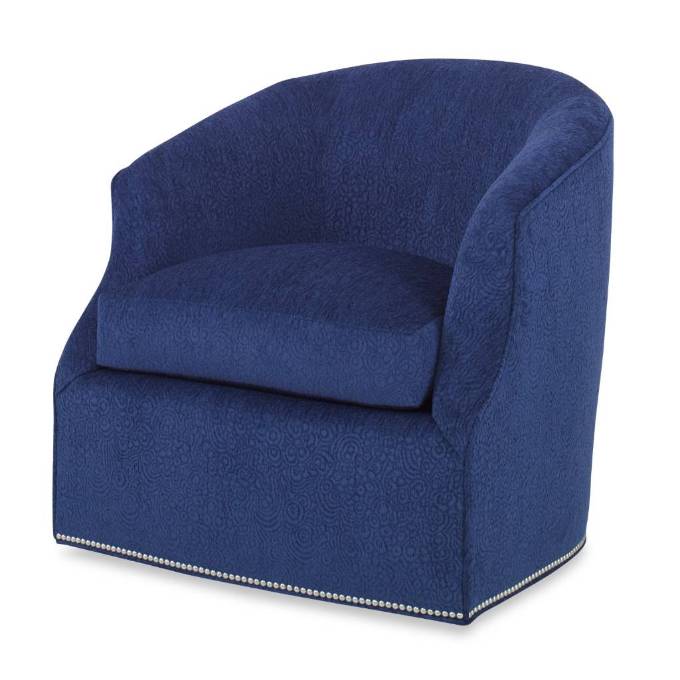 Picture of CALVERT SWIVEL CHAIR - PLAIN BACK