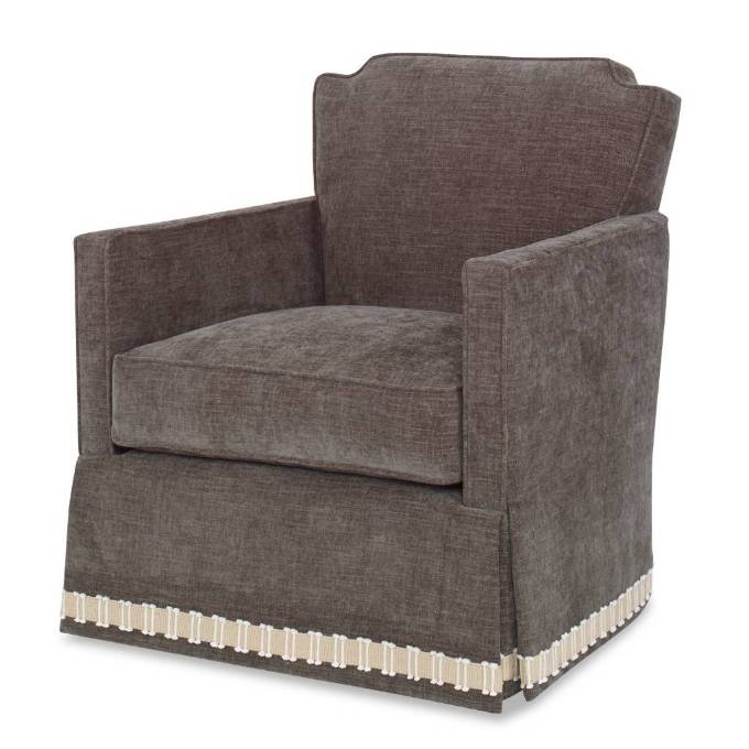 Picture of ELISE SWIVEL CHAIR -SKIRTED