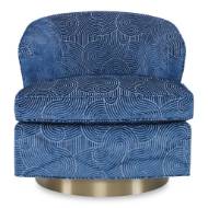 Picture of SCOOP SWIVEL CHAIR - BRASS BASE
