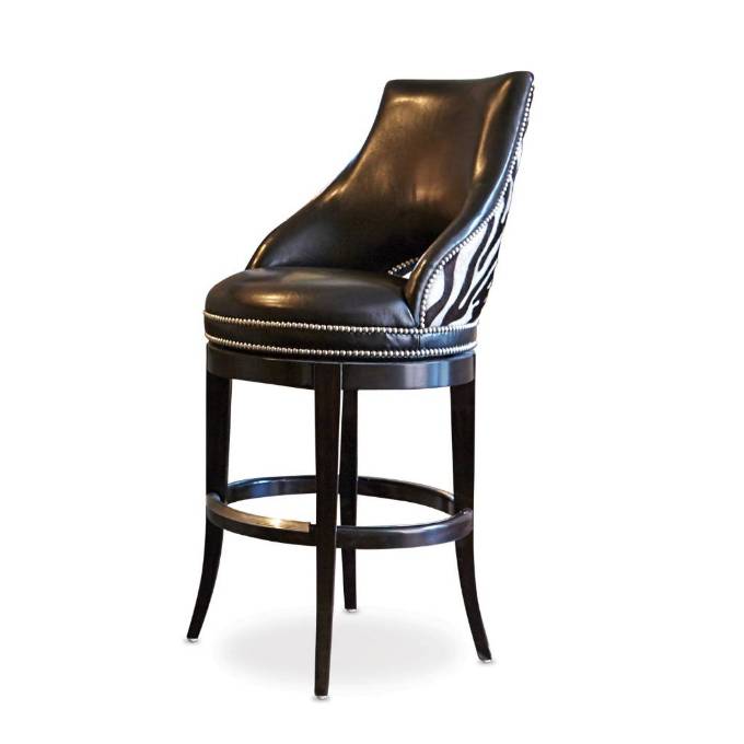 Picture of ZEBRANO SWIVEL BARSTOOL