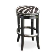 Picture of ZEBRANO SWIVEL BARSTOOL - BACKLESS