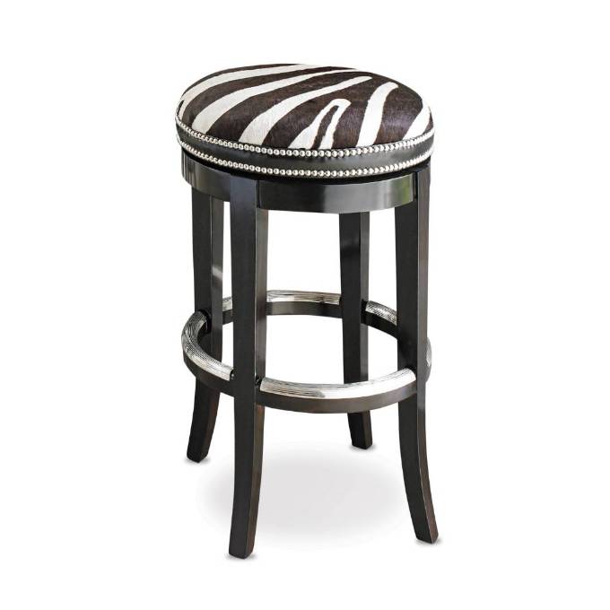 Picture of ZEBRANO SWIVEL COUNTER STOOL - BACKLESS