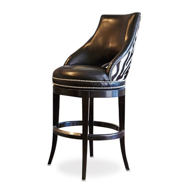 Picture of ZEBRANO SWIVEL COUNTER STOOL
