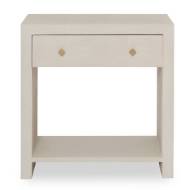 Picture of BETHANY SHAGREEN NIGHTSTAND - LINEN