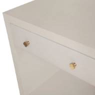 Picture of BETHANY SHAGREEN NIGHTSTAND - LINEN