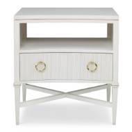 Picture of REEDED NIGHTSTAND - LINEN