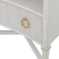 Picture of REEDED NIGHTSTAND - LINEN