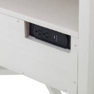 Picture of REEDED NIGHTSTAND - LINEN
