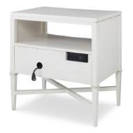 Picture of REEDED NIGHTSTAND - LINEN