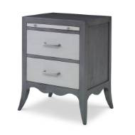 Picture of BEATRIX NIGHTSTAND - ASH GREY / LINEN