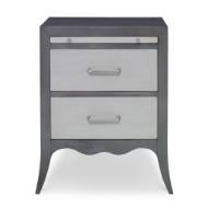 Picture of BEATRIX NIGHTSTAND - ASH GREY / LINEN