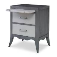 Picture of BEATRIX NIGHTSTAND - ASH GREY / LINEN