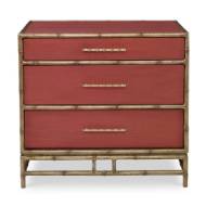 Picture of CHINOISERIE NIGHTSTAND - CORAL