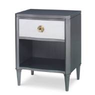Picture of HALLEY NIGHTSTAND - GREY / LINEN