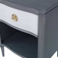 Picture of HALLEY NIGHTSTAND - GREY / LINEN