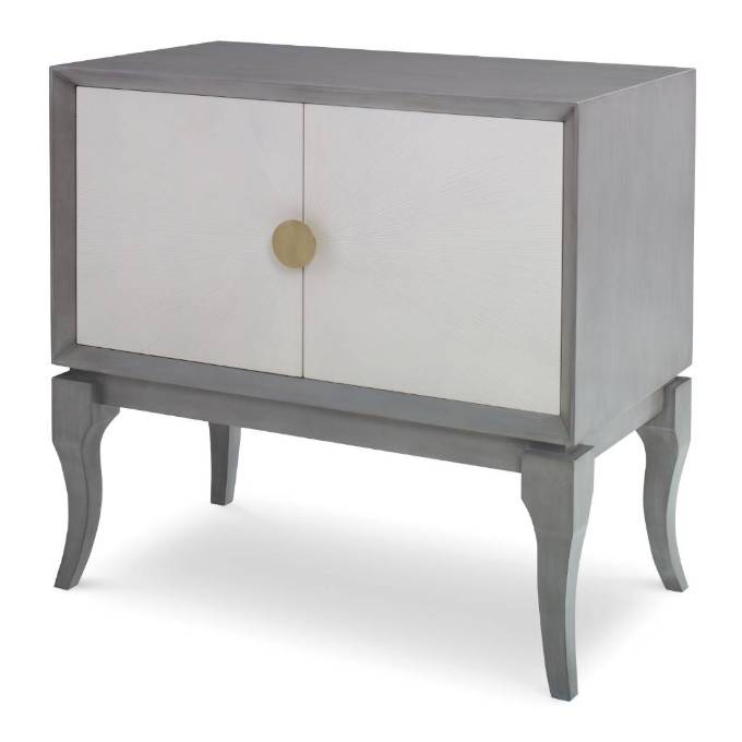 Picture of AVONDALE CABINET - GREY / LINEN