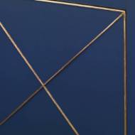 Picture of BEAUMONT CABINET - CADET BLUE W/ GOLD