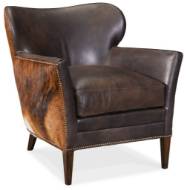 Picture of  KATO LEATHER CLUB CHAIR W/ DARK HOH      