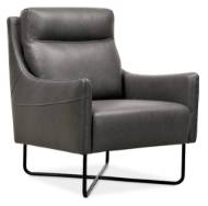 Picture of  EFRON CLUB CHAIR W/ BLACK METAL BASE      