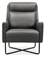 Picture of  EFRON CLUB CHAIR W/ BLACK METAL BASE      