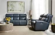 Picture of  RUTHE ZERO GRAVITY POWER RECLINE LOVESEAT WITH POWER HEADREST    