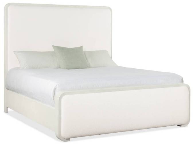 Picture of SERENITY ASHORE KING UPHOLSTERED PANEL BED        