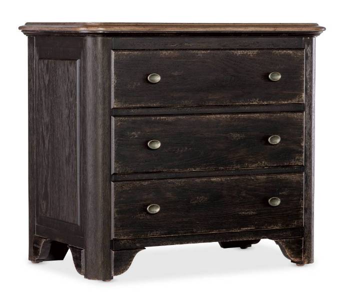 Picture of AMERICANA THREE-DRAWER NIGHTSTAND           